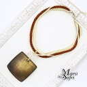 イタリア直輸入 MARU BY SAFRI ブラウン ペンダントネックレス 大人 彼女 女性 アクセサリー ジュエリー レディース シンプル ペンダント ジュエリー ギフト スライド 贈り物 誕生日 プレゼント 結婚 記念日 妻(4)