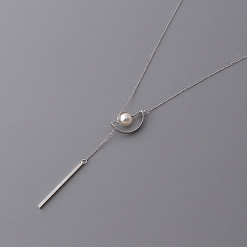 樂天商城 - シンプル パールネックレス 一粒パール チェーン 人気 大人 流行 レディースアクセサリー
