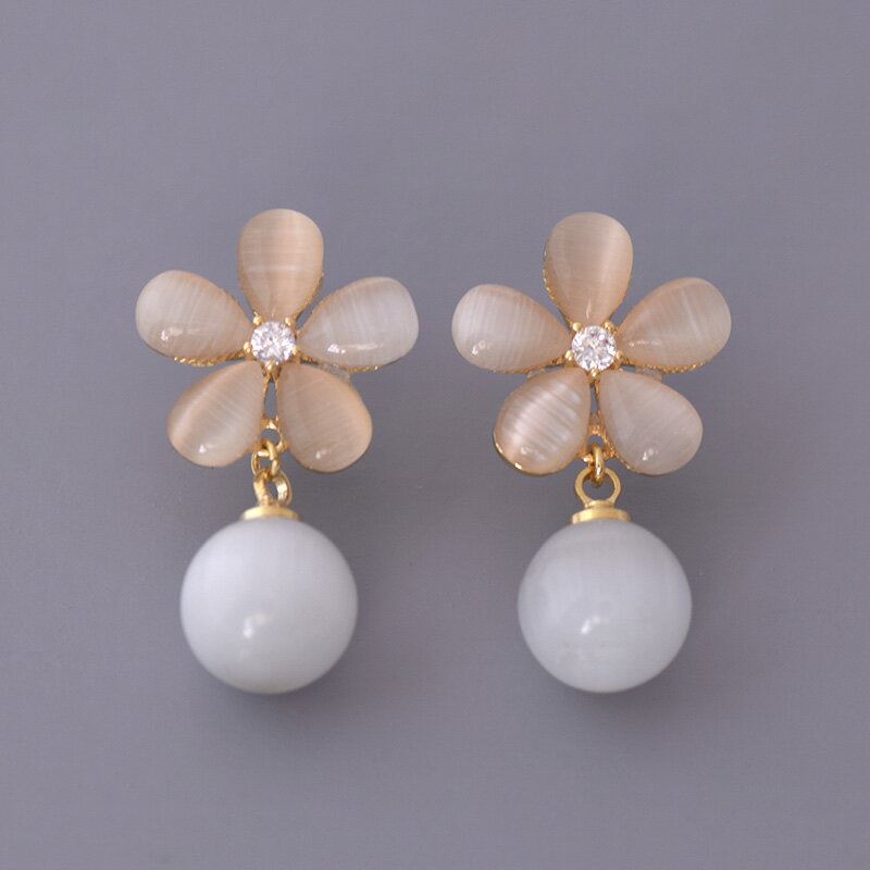 樂天商城 - 【20％OFFクーポン】ピアス 花 フラワー 上品 かわいい レディース ファッション アクセサリー 金属アレルギー対応 ギフト プレゼント