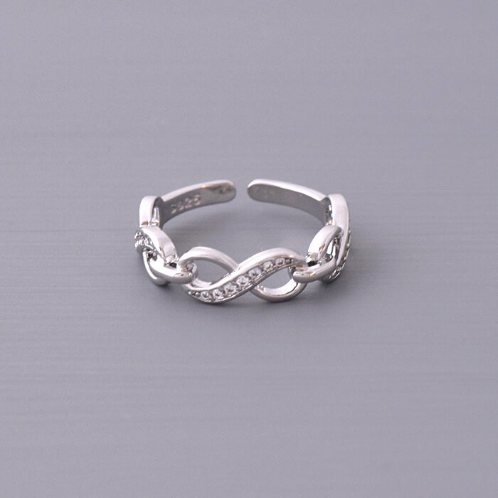 樂天商城 - リング 指輪 スパイラル フリーサイズ 約10〜13号 かわいい ファッションリング レディース アクセサリー