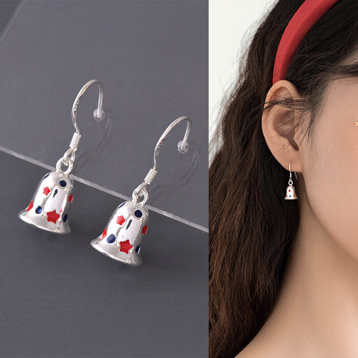 樂天商城 - クリスマスベルモチーフ ピアス プレゼント シルバー おしゃれ プチプラ 可愛い アクセサリー 大人かわいい