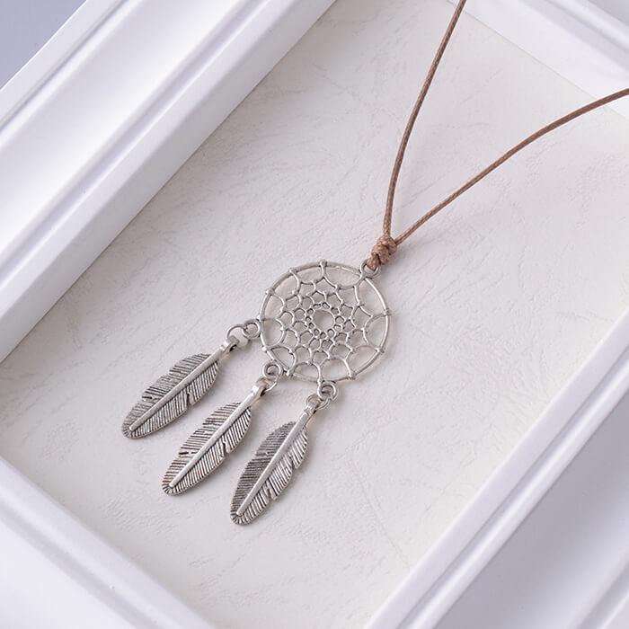 楽天市場】ドリームキャッチャー（ネックレス・ペンダント｜レディース