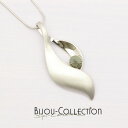 ドイツ製 BIJOU-COLLECTION 一粒キュービックジルコニア入りペンダントネックレス(ヨーロッパ/アクセサリー直輸入/レディース/インポート/コスチュームジュエリー)