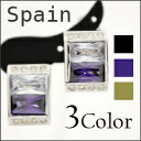 スペイン直輸入 3カラー シルバー 大人のイヤリング(ヨーロッパ/アクセサリー直輸入/レディース/インポート/コスチュームジュエリー)