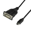 USB-C - シリアル(RS232C)変換アダプタケーブル COMポート番号保持機能 USB 2.0 1.1準拠 USB Type-C(オス) - D-Sub9ピン(オス) 送料無料 スターテック Startech 2年保証(2)