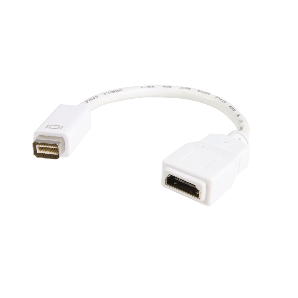 Mini DVI-HDMI変換アダプタ (Macbook iMac対応) mini DVI(オス) 32ピンーHDMI(メス) 19ピン ホワイト スターテック StarTech.com 全使用期間保証