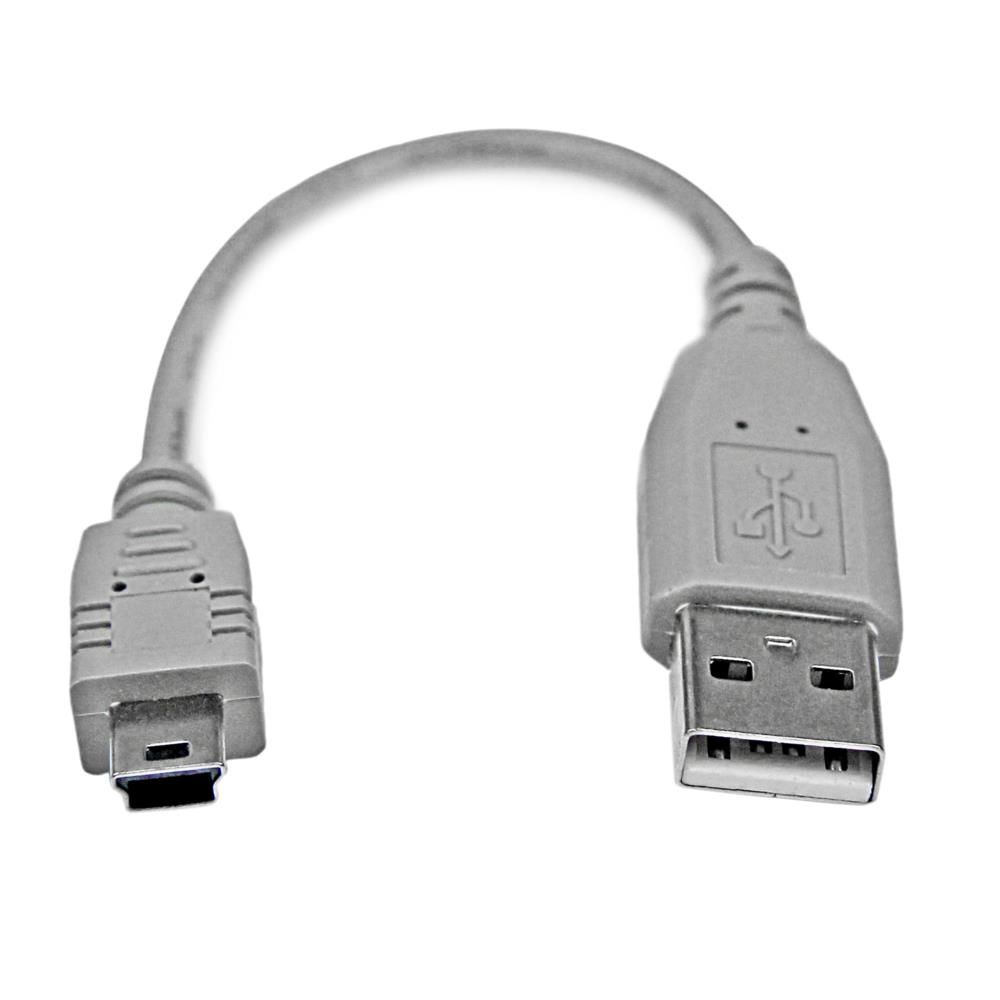 ミニUSBケーブル 15cm USB-A(オス)- USB Mini-B(オス) スターテック StarTech.com 全使用期間保証