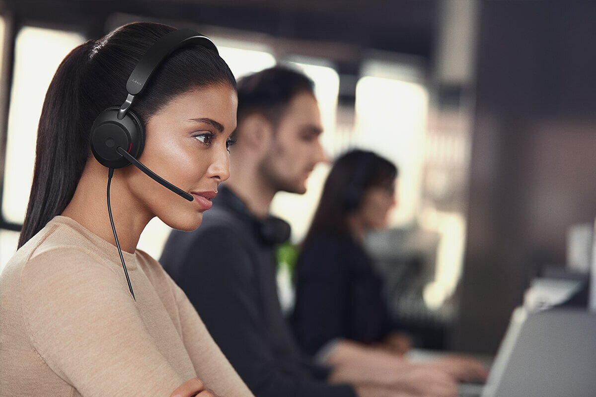 JabraEVOLVE40MSStereoUSB-CPCステレオヘッドセットメーカー保証2年付き在宅勤務テレワーク送料無料