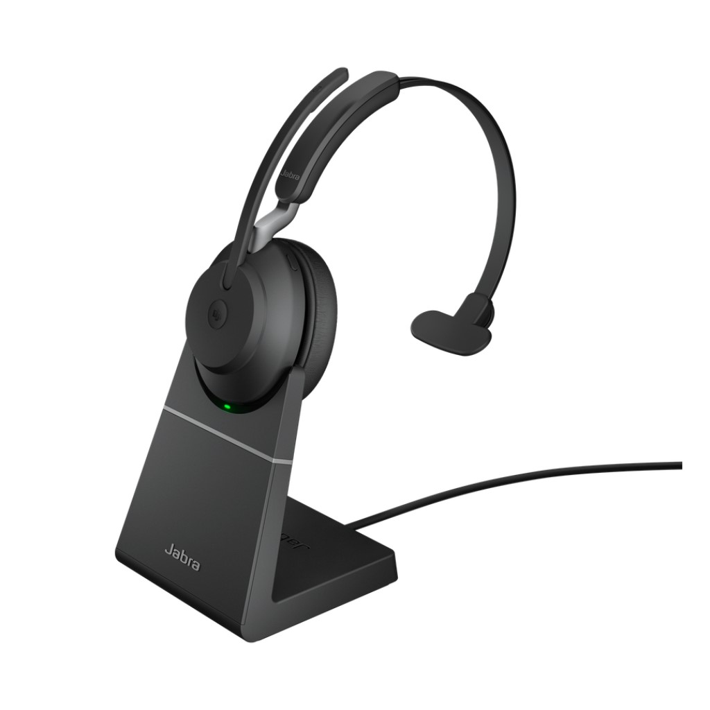 【2年保証】 ヘッドセット マイク付 Bluetooth 無線 片耳 ワイヤレス ノイズキャンセリング Jabra Evolve2 65 MS Mono usb-a Stand Black 在宅勤務 テレワーク 会議 ヘッドホン ZOOM TEAMS 音楽 ゲーム ゲーミング パソコン スマホ 充電スタンド付 ジャブラ GN