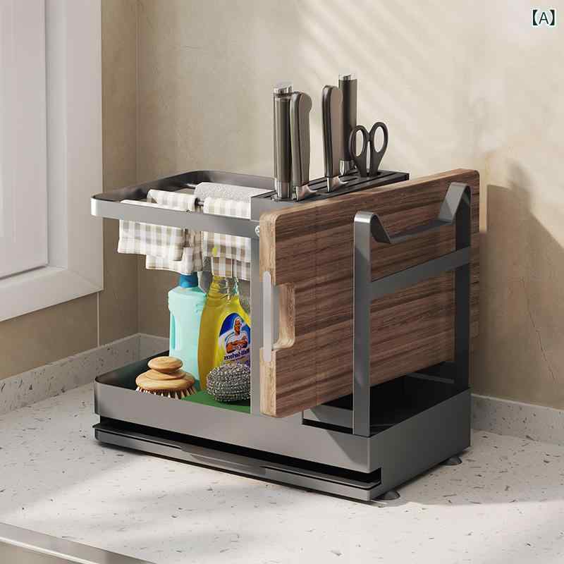 まな板立て まな板スタンド 包丁スタンド 包丁立て 箸立て カトラリースタンド 水切りラック キッチン..