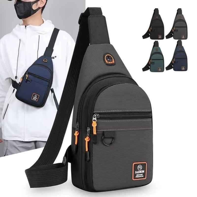 ショルダーバッグ メンズ かっこいい 斜めがけ ボディバッグ チェストバッグ カジュアル オックスフォ..
