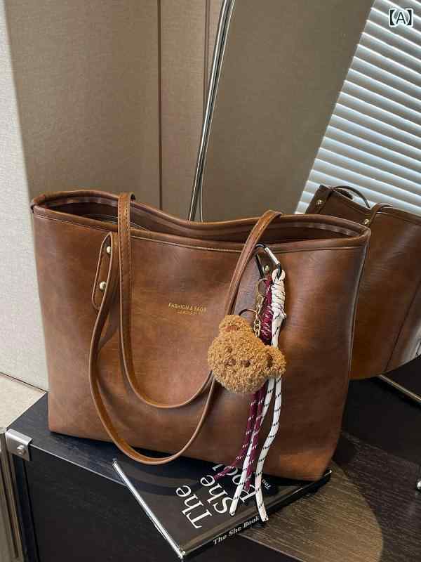 トートバッグ レディース 大容量 通勤 通学 ショルダーバッグ 脇の下バッグ ハンドバッグ レザー 黒 かわいい 上品 格好いい おしゃれ きれいめ 軽量 シンプル 大人 女子 学生 マザーズバッグ 肩掛け A4収納 カジュアル ファッション