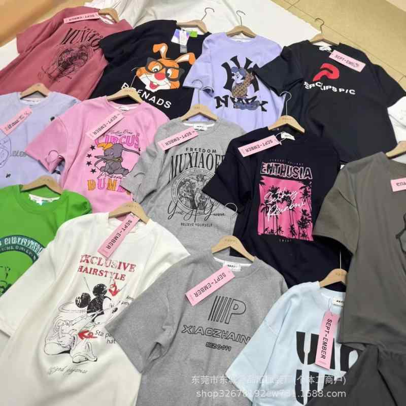 Rakuten - Tシャツ レディース 夏 ゆったり 短袖 韓国 大きめ カジュアル トップス コットン 風 吸湿速乾 軽量 ビッグシルエット Vネック ブラック ピンク系 アイボリー