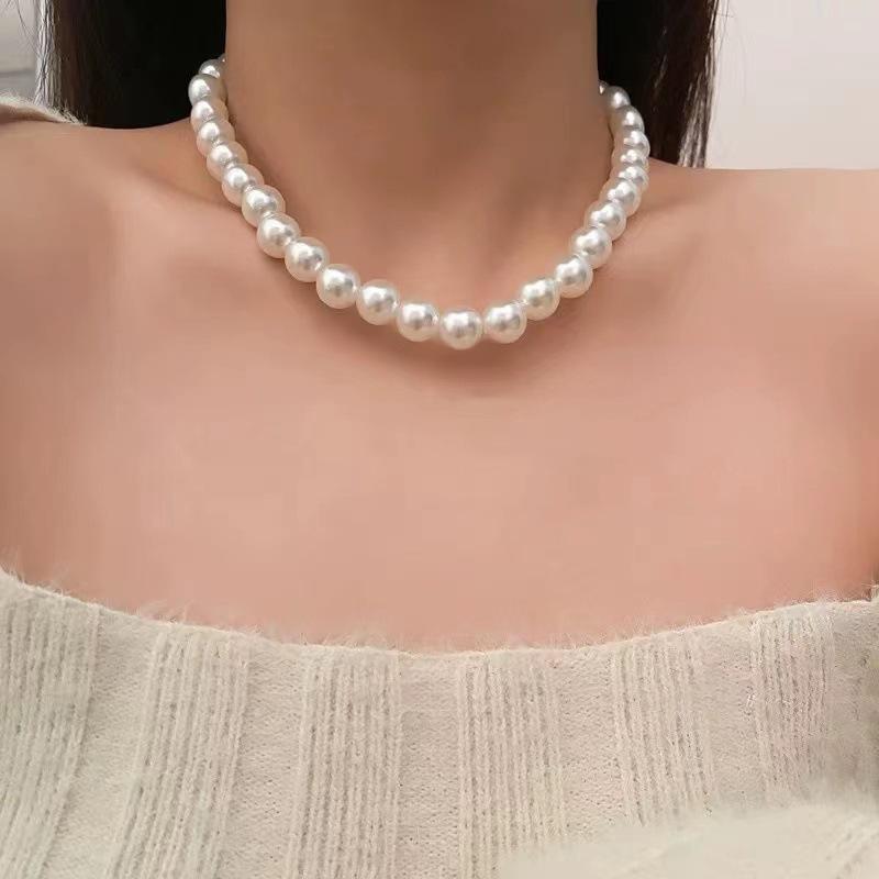 ネックレス レディース シンプル チェーン パール ネックレス レディース シンプル...