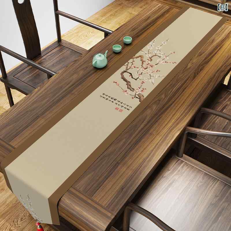 テーブルランナー 長方形 茶器用 インテリア 生活用品 シンプルナチュラルカジュア...