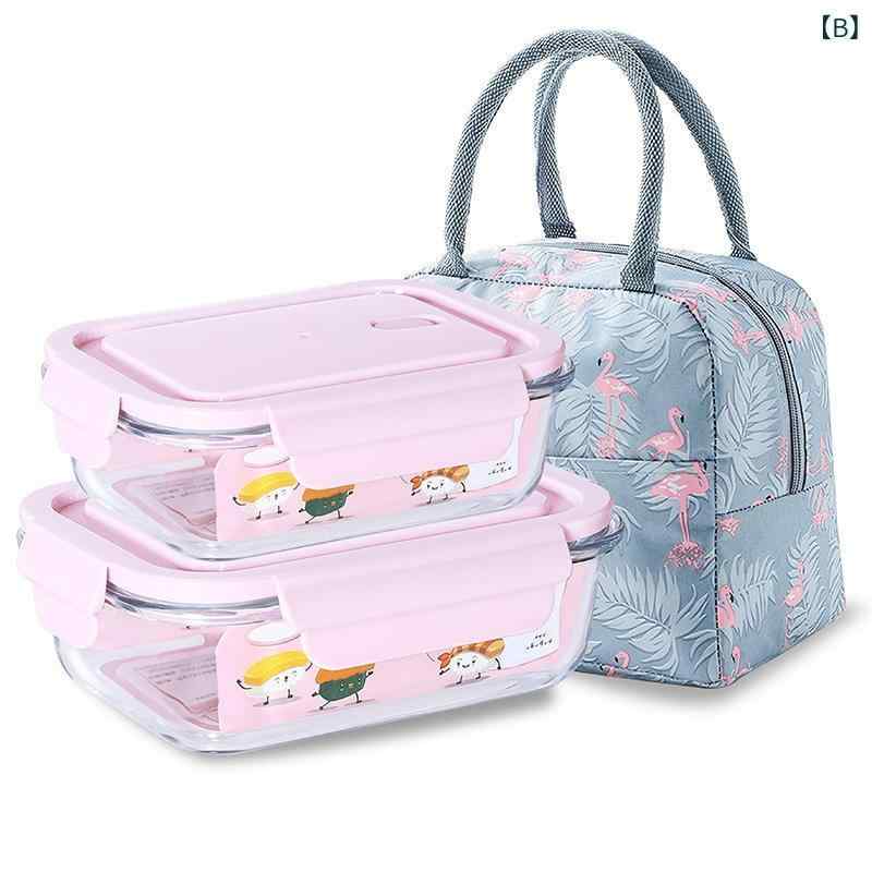 保存容器 レディース メンズ 弁当箱 ランチボックス 密封容器 ガラス製 食品保存 ...