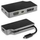 USB Type-C接続マルチディスプレイアダプタ 95W USB PD対応 4K 60Hz対応 スペースグレー VGA DVI HDMI mDP出力対応 送料...