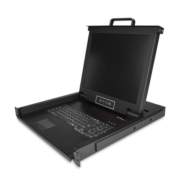 ラックマウント対応KVMコンソールドロワー VGA対応17インチLCD 1U シングルKVMスイッチ 1280x1024 スターテック StarTech.com 2年保証