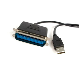 3m USB-パラレルプリンタコンバータケーブル USB A(4ピン)-セントロニクス アンフェノール 36ピン(IEEE1284準拠) 変換ケーブル オス オス 送料無料 スターテック Startech 2年保証