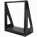2ポスト オープンフレーム型サーバーラック(重量型) 12U 総耐荷重160kg 送料無料 スターテック Startech 全使用期間保証
