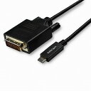 USB-C-DVIディスプレイケーブル 3m ブラック 1920x1200 1080p対応 USB Type-C接続DVIモニタケーブル 送料無料 スターテック Startech 3年保証(2)