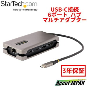 3ǯݾڡ ޥݡȥץ USB-C³ 󥰥˥ 4K60Hz HDMI 2.0b 100W USB PD ѥ롼 USB 3.2 Gen 2 10Gbpsϥ ӥåͭLAN 30cm֥ ¿ǽUSBϥ Type-Cߥ ɥå󥰥ơ ƥå Startech