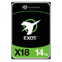 Exos X18 HDD(Helium)3.5inch SATA 6Gb/s 14TB 7200RPM 256MB 512E/4KN V[QCg yz