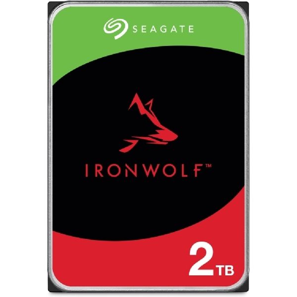 IronWolf NAS HDD 3.5inch SATA 6Gb/s 2TB 5400RPM 256MB 512E シーゲイト 【送料無料】