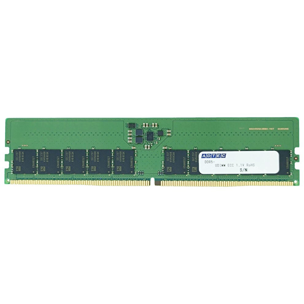 DDR5 ECC UDIMM 16GB 1Rx8 5600 CL46(16Gbi サー�