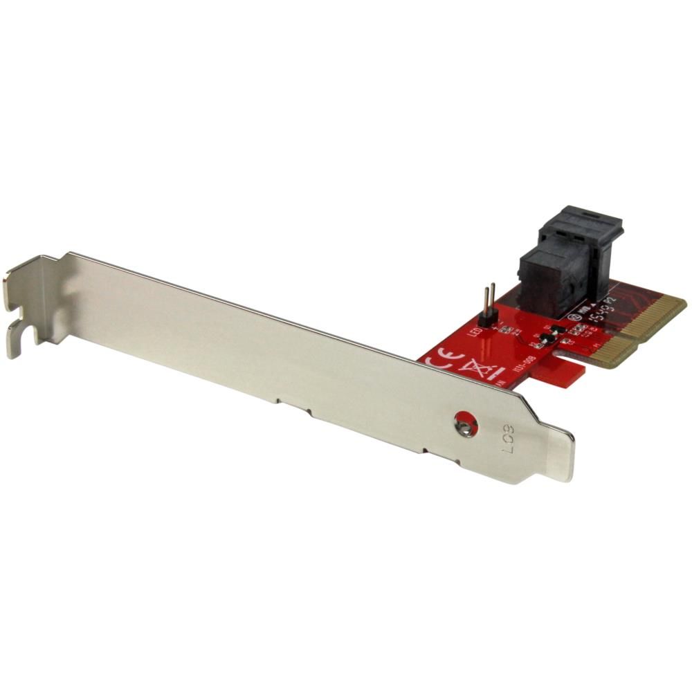 x4 PCI Express - SFF-8643 変換アダプタ NVM Express対応2.5インチSSD用アダプタ(4レーンPCIe 3.0スロット接続) スターテック StarTech.com 2年保証