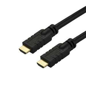 ハイスピードHDMIアクティブケーブル 10m 信号増幅回路内蔵 CL2定格 4K 60Hz 4K2K解像度 ブラック 送料無料 スターテック Startech 2年保証