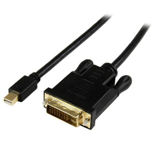 ミニディスプレイポート(オス) - DVI-D(オス) 1920x1200 1.8m Mini DisplayPort - DVI 変換アクティブアダプタケーブル Mini DP ブラック スターテック StarTech.com 3年保証 ミニディスプレイポート(オス) - DVI-D(オス) 1920x1200 1.8m Mini DisplayPort - DVI 変換アクティブアダプタケーブル Mini DP ブラック スターテック StarTech.com 3年保証
