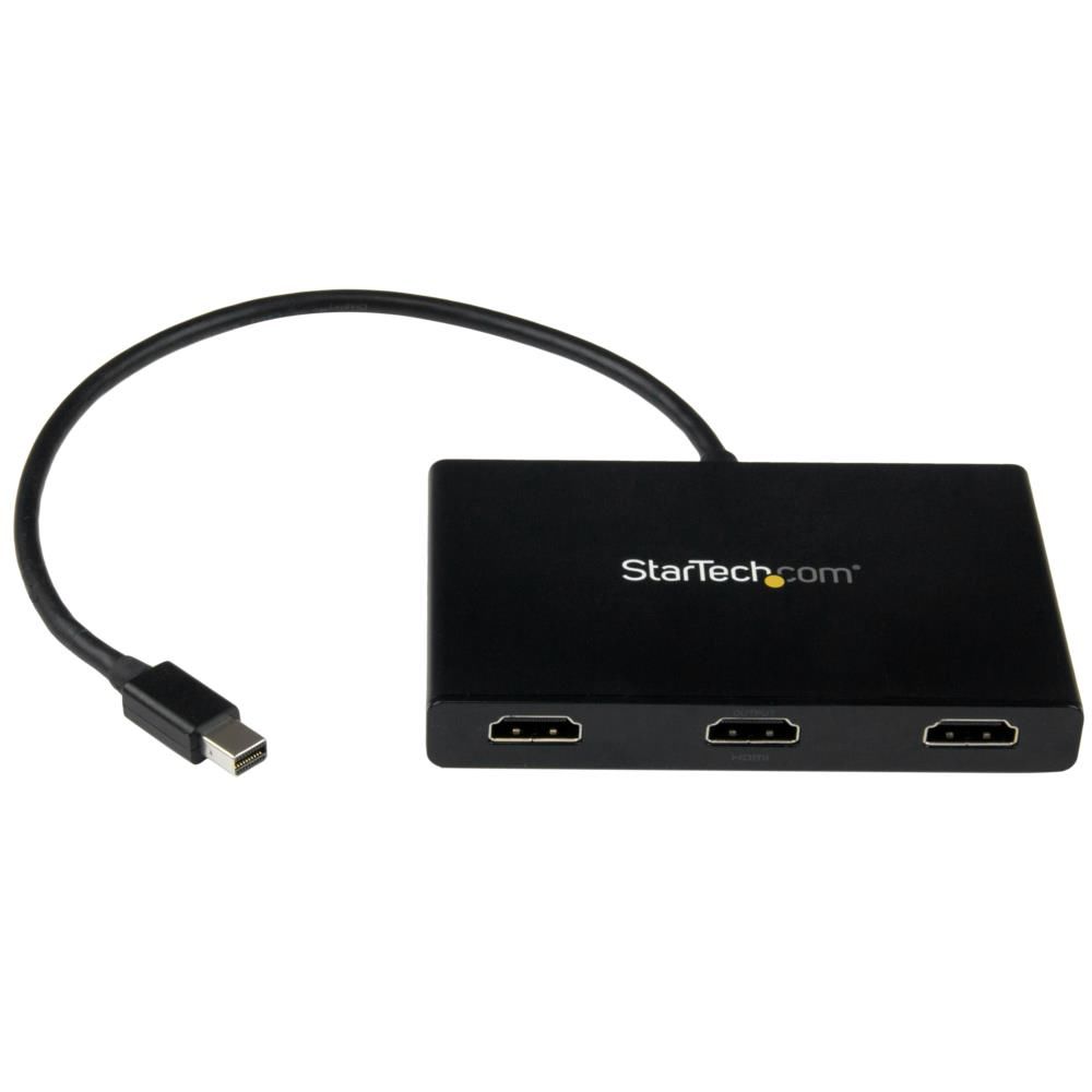 3ポートMSTハブ Mini DisplayPort - 3x HDMI マルチモニタースプリッタ ミニディスプレイポート(オス) - 3x HDMI(メス) 4K対応 Windowsのみ対応 スターテック StarTech.com 3年保証