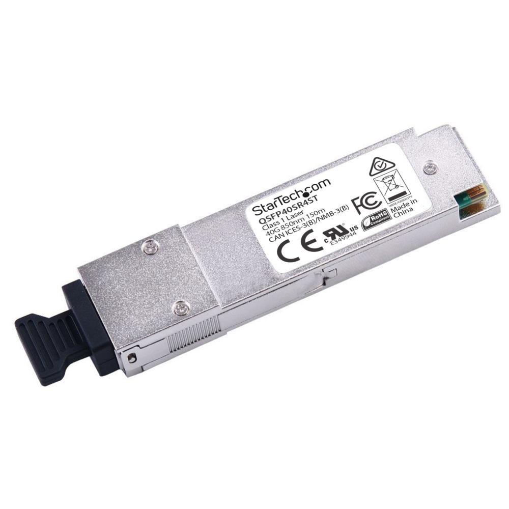 QSFP+モジュール 40GBase-SR4準拠 40Gbps 150m MSA準拠光トランシーバ 送料無料 スターテック Startech 全使用期間保証