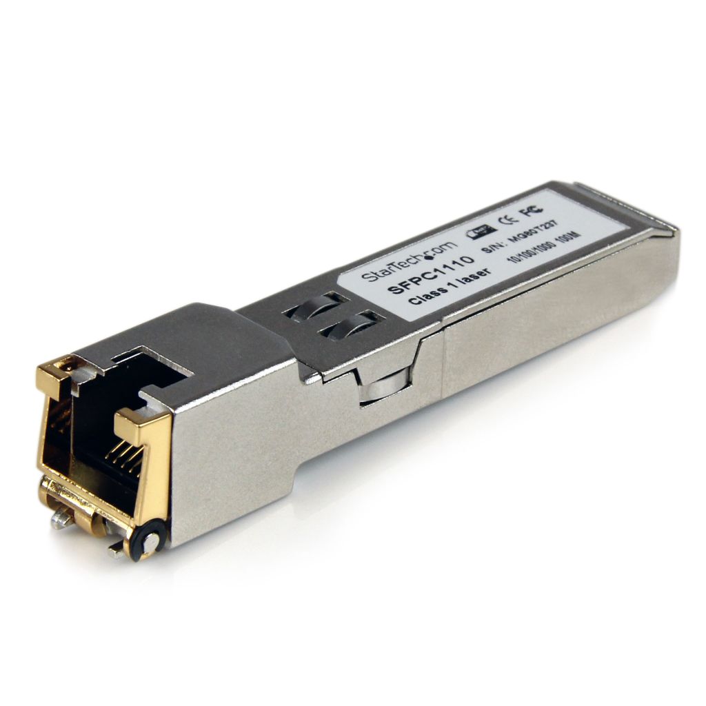 SFPモジュール Cisco製SFP-GE-T互換 1000BASE-T準拠RJ45銅製トランシーバ 送料無料 スターテック Startech 全使用期間保証