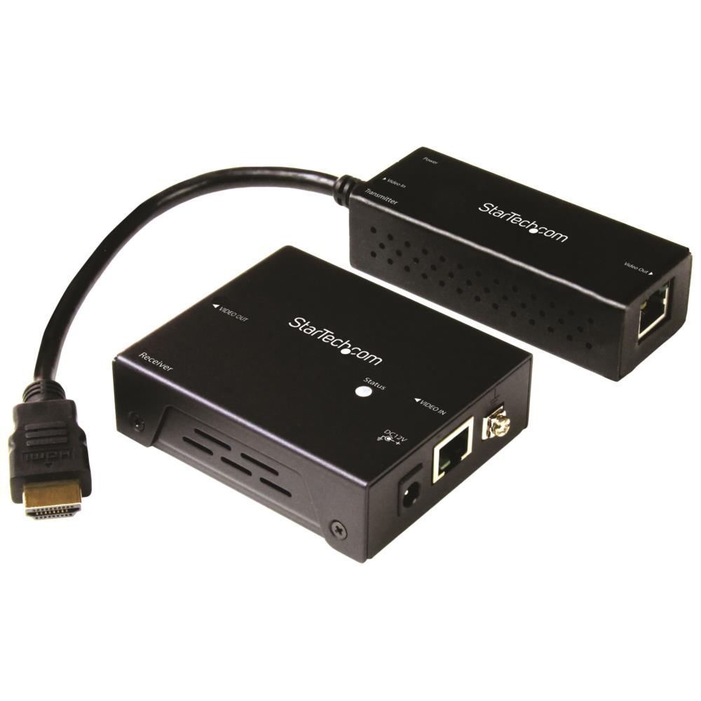 HDMIエクステンダー延長器 コンパクト送信機 HDBaseT規格対応 4K UHD対応 最大70m延長 Cat5eケーブル使用 スターテック StarTech.com 2年保証