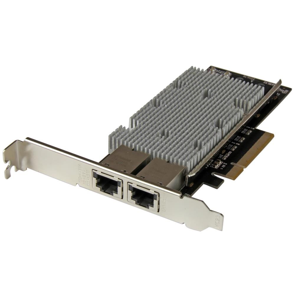 10GBase-T Ethernet 2ポート増設PCI Express対応LANカード Intel X540チップ使用10ギガビットイーサネットNIC スターテック StarTech.com 2年保証