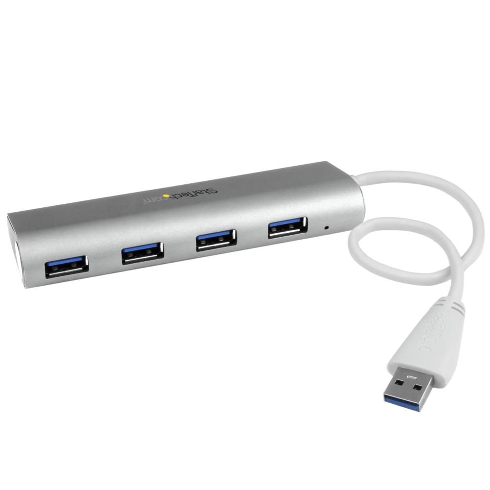 4|[g |[^u USB3.0nu (P[u) 1x USB A (IX) - 4x USB 3.0 A (X) Vo[&zCg X^[ebN StarTech.com 2Nۏ
