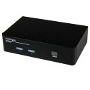 2ポートHDMI KVMスイッチ オーディオ対応 2ポートUSB 3....(2)
