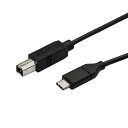 USB-C - USB-B プリンターケーブル オス オス 3.0m USB 2.0準拠 スターテック StarTech.com 全使用期間保証