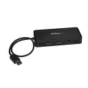 USB 3.0接続 ミニ ドッキングステーション Mac Windows対応 デュアルDisplayPortモニタ対応 4K 60Hz ギガビットイーサネットポート スターテック StarTech.com 3年保証(2)
