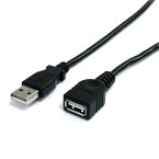 91cm ブラック USB 2.0延長ケーブル USB A オス - USB A メス High Speed USB 2.0 480Mbps対応 USB 1.1との下位互換性 スターテック StarTech.com 全使用期間保証