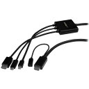 USB-C HDMI Mini DisplayPort - HDMI変換アダプタケーブル 2m 送料無料 スターテック Startech 3年保証