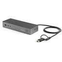 ドッキングステーション USB Type-C Type-A対応 デュアル4Kディスプレイ(DP HDMI)100W PD Mac Windows Chrome ...