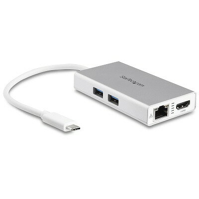 USB Type-Cڑ}`A_v^ Vo[&zCg 4K HDMI USB Power Delivery USB 3.0 Type-A 2|[g MKrbgLLAN  X^[ebN Startech 3Nۏ