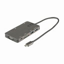【3年保証】 USB-Cマルチ変換アダプター/ノートPCドッキングステーション/4K30Hz HDMI またはVGA/5Gbps USB-A + USB-Cハブ/SD & MicroSDカードリーダー/ギガビット有線LANポート/100W USB PD/タイプC対応/30cmケーブル スターテック Startech(2)