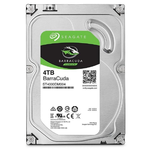 シーゲイト BarraCuda 3.5inch SATA 6Gb/s 4TB 5400rpm 256MB 4Kセクター