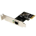 ギガビットイーサネット 1ポート増設PCI Expressインターフェースカード 1x Gigabit Ethernet 拡張用PCIe LANカード ボード PCIe対応Gigabit NIC ネットワークカード ロープロファイル スターテック StarTech.com 2年保証