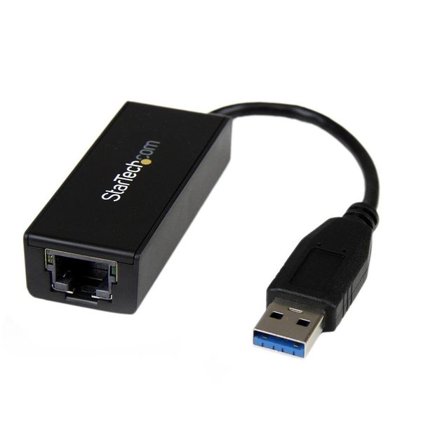 USB 3.0-Gigabit Ethernet LANアダプタ (ブラック) 10 100 1000Mbps NICネットワークアダプタ USB SuperSpeed(オス)-RJ45(メス)有線LANアダプタ スターテック StarTech.com 2年保証