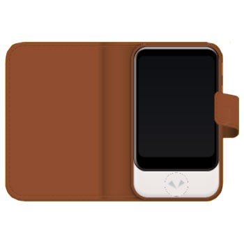 ソースネクスト POCKETALK S (ポケトークS) 専用手帳型ケース ブラウン PTS-NBR 翻訳機 送料無料 ポケトーク S